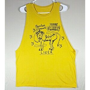 Napoleon Dynamite Flippin Sweet Liger Thrashed/Shredded Cut-Off Mens L T-Shirt